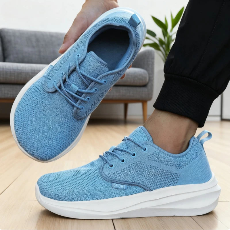 SM 110 Wide Toe Walking Sneaker in sky blue (MODEL110SKY)