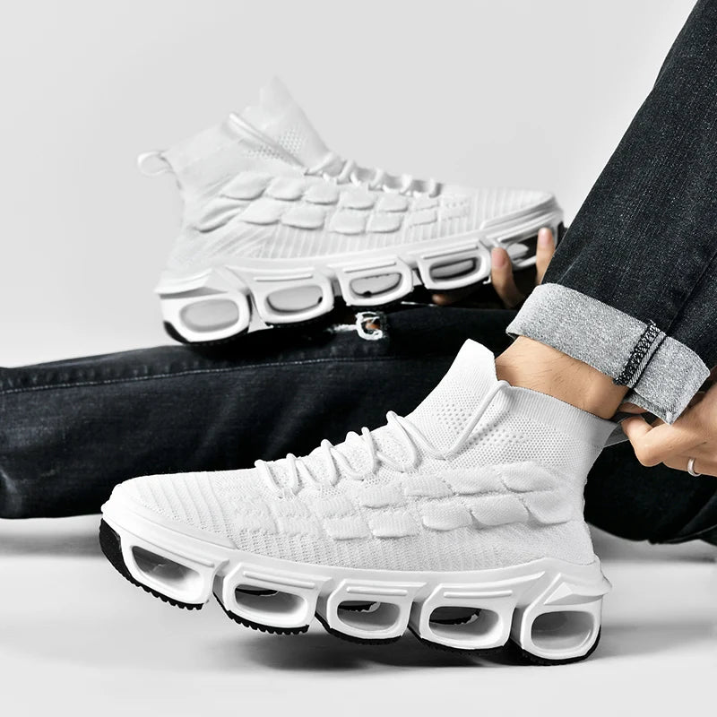 SM 440 High-Top Knit Sneaker