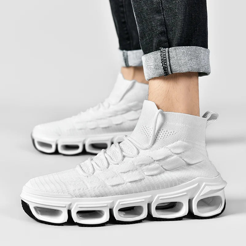 SM 440 High-Top Knit Sneaker