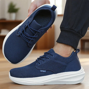 SM 110 Wide Toe Walking Sneaker in navy (MODEL110NVY)