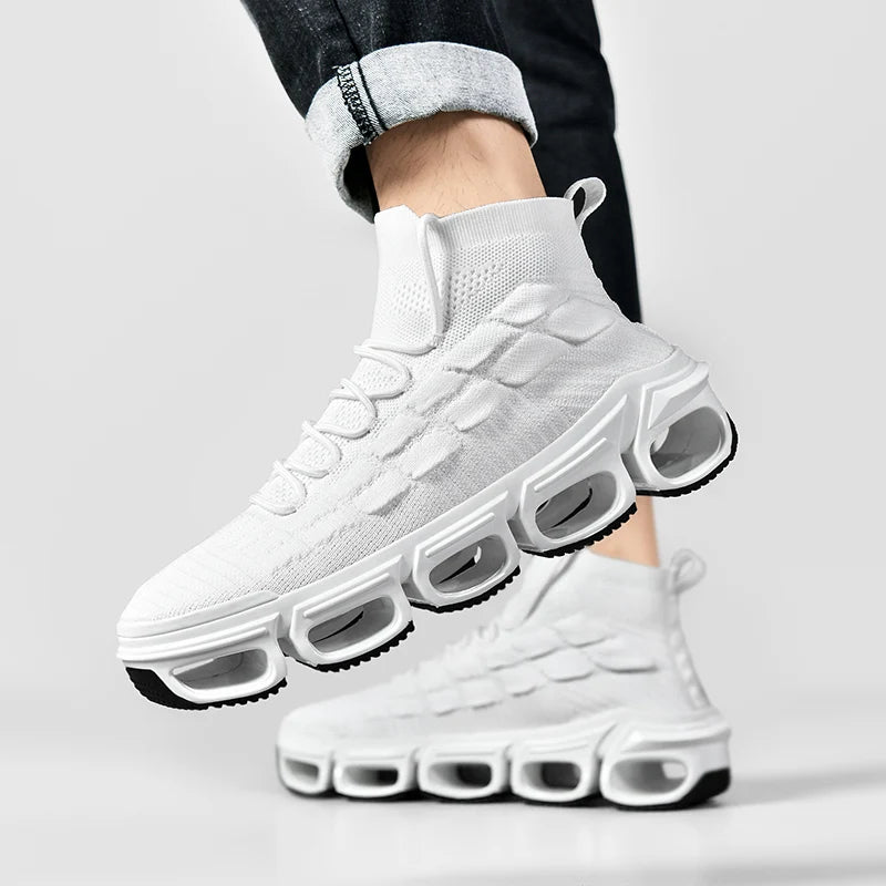 SM 440 High-Top Knit Sneaker